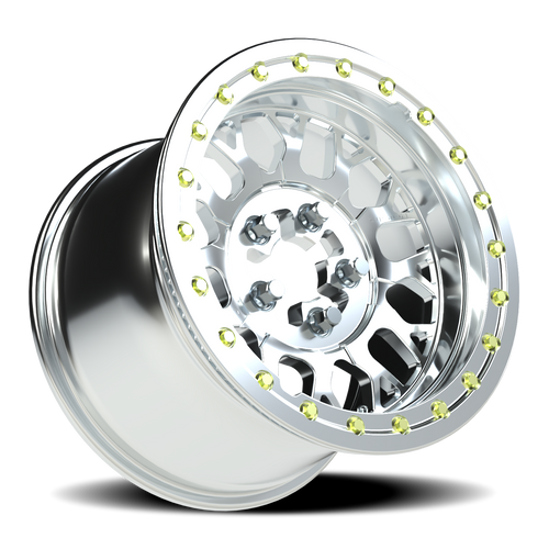 15x10 5x4.5 0BS 346 Storm Polished - Vision Wheel
