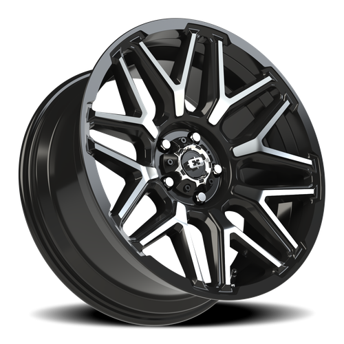 305 Rekluse 20x9 5x5 -12mm Gloss Black Machined Face