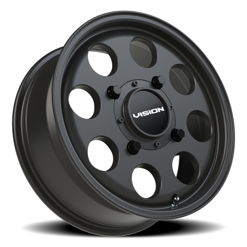 56 Midway 15x6 4x136 +38mm Satin Black