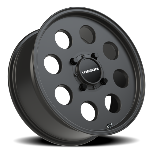 56 Midway 17x7 4x136 +38mm Satin Black