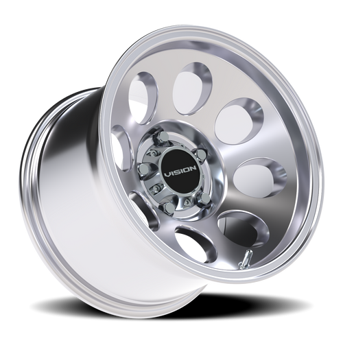 15x10 5x4.5 4.5BS 56 Midway Polished - Vision Wheel