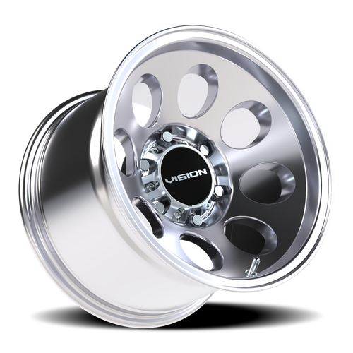 15x10 6x5.5 4.5BS 56 Midway Polished - Vision Wheel