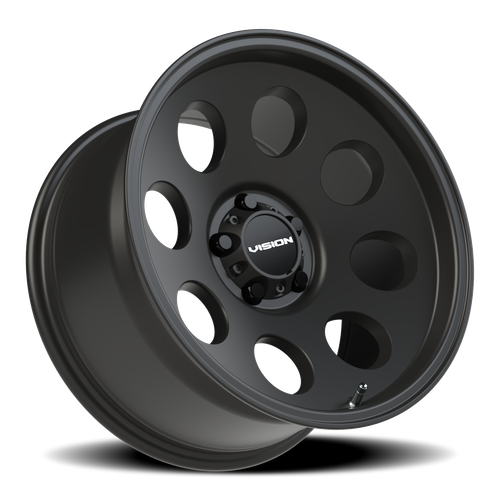 17x9 5x5 4.5BS 56 Midway Satin Black - Vision Wheel