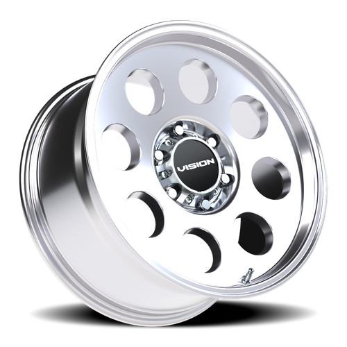 18x9 6x5.5 4.5BS 56 Midway Polished - Vision Wheel