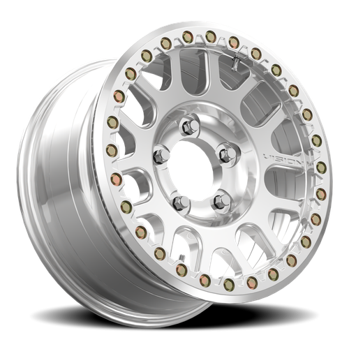 17x9 5x5.5 6BS 111BL Forged Nemesis Polished - Vision Wheel