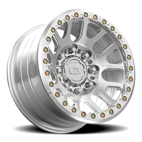 17x9 8x6.5 4.5BS 111BL Forged Nemesis Polished - Vision Wheel