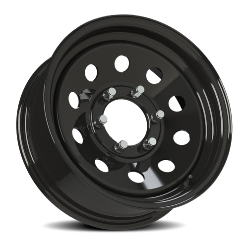 16x6 6x5.5 3.5BS JG70 ST Mod Trailer Black - Vision Wheel
