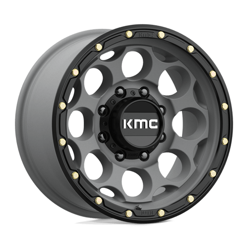 Dirty Harry 17x8.5 8x170 125 +0 Satin Gray W/ Black Lip KM54178587900
