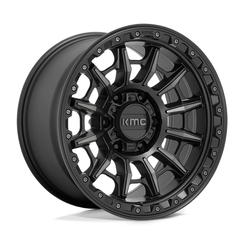 Carnage 17x9 6x5.5 106 -12 Satin Black W/ Gray Tint KM54779068412N
