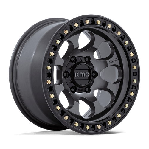 Riot Sbl 17x9 5x5.0 71 -12 Anthracite W/ Satin Black Lip KM550AB17905012N