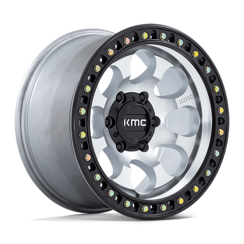 Riot Sbl 17x8.5 6x5.5 106 +10 Machined W/ Satin Black Lip KM550DB17856810