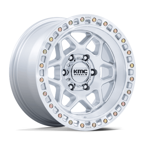 Torx 17x8.5 6x5.5 106 +0 Gloss Silver W/ Machined Face KM553SD17856800