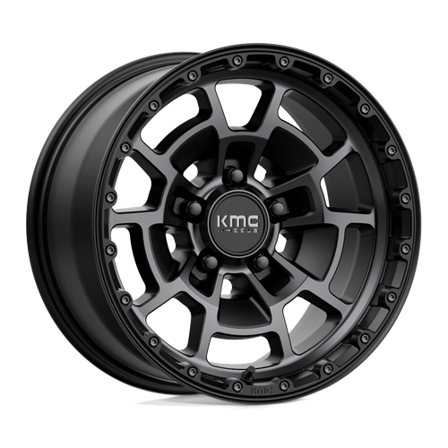 Summit 17x8.5 5x5.0 71 +0 Satin Black W/ Gray Tint KM71878550400