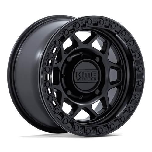 Torx UTV Beadlock 15x7 4x156 115 +38 Matte Black W/ Gloss Black Rg KS241MB15704438