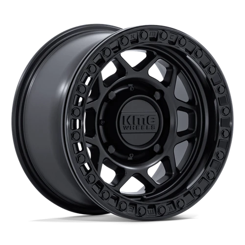 Torx UTV Beadlock 15x8 4x137 96 +0 Matte Black W/ Gloss Black Rg KS241MB15804800