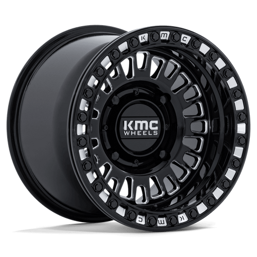 Aztec UTV Beadlock 15x8 4x137 96 +0 Gloss Black Milled KS242BE15804800