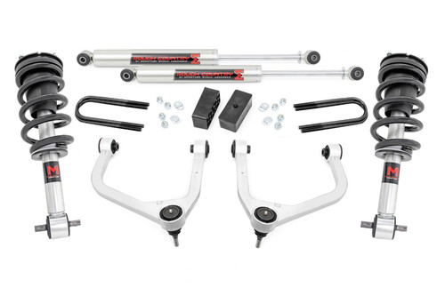 3.5 Inch Lift Kit | Mono Leaf Rear | M1 Struts/M1 | GMC Sierra 1500 (25-26) - 28840_A