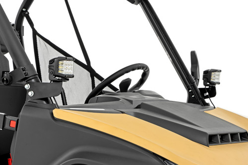 LED Light Kit | Front Mount | 3" Chrome Pair | Wide Angle | Segway 570 F - 93223