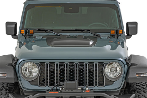 Hood Scoop | PBM Ocean Blue | Jeep Gladiator JT/Wrangler JL 4WD (2018-2026) - HS60010-PBM