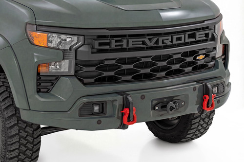 Front FXS Bumper | 12000S | GBD Cypress Gray | Chevy Silverado 1500 2WD/4WD (2023-2026) - 13007-GBD