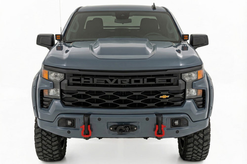 Front FXS Bumper | 12000S | GNO Slate Gray | Chevy Silverado 1500 2WD/4WD (2023-2026) - 13007-GNO