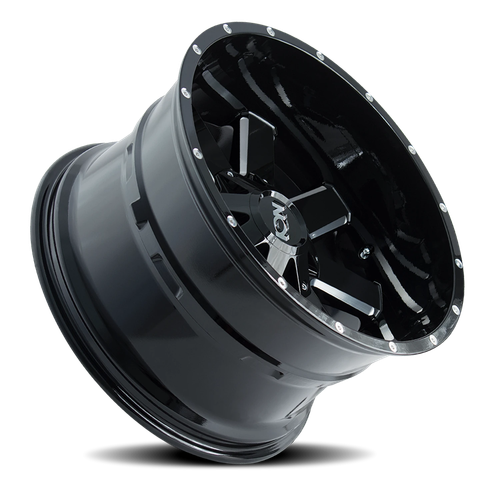 141 17x9 8x170 -12mm Gloss Black