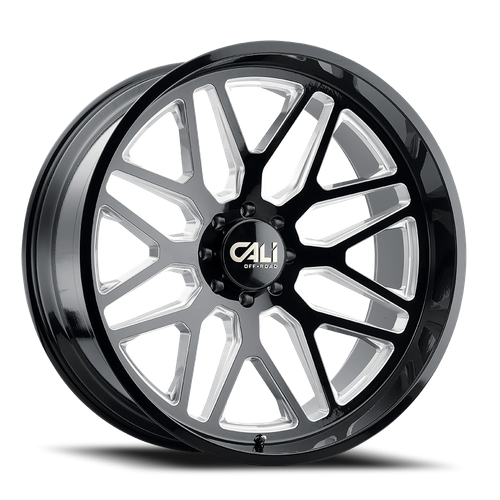 Cali Offroad Invader 9115 GB-M 20x10 8x170 -25mm Gloss Black [9115-2170BM]