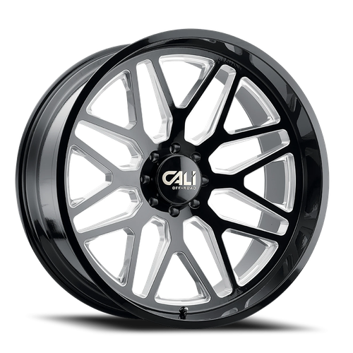 Cali Offroad Invader 9115 GB-M 20x10 6x139.7 -25mm Gloss Black [9115-2183BM]