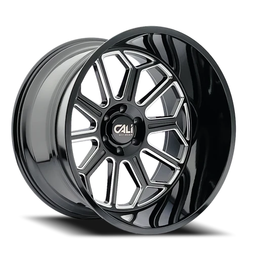 Cali Offroad Auburn 9117 BM 24x14 8x180 -76mm Gloss Black [9117-24478BM]