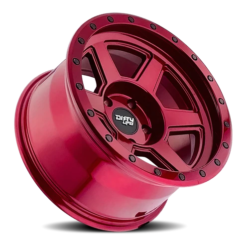 Dirty Life Race Wheels Compound 9315 RD 20x10 8x170 -25mm Crimson Candy Red [9315-2170R] - Image 2