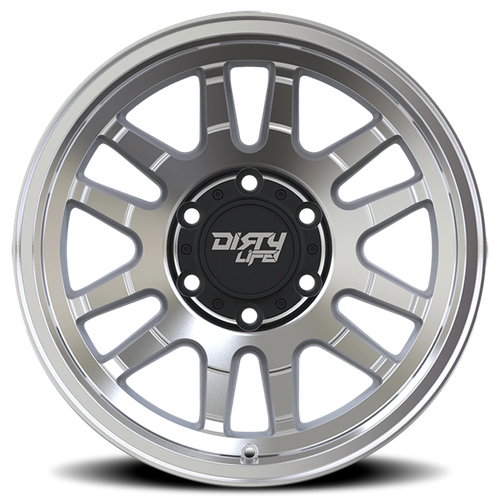 Dirty Life Race Wheels Canyon 9310 M 17x9 5x127 -12mm Machined Silver [9310-7973M12] - Image 3