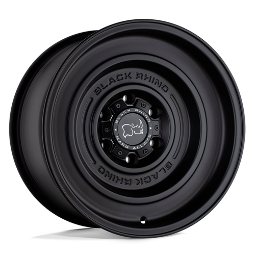17X9.5 6X5.5 4.78BS Solid Matte Blk - Black Rhino