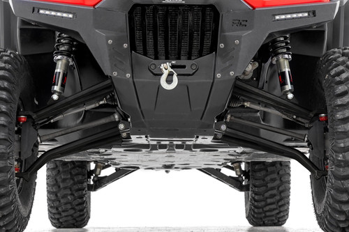 Aluminum Control Arms | High Clearance w/ 2" Forward Offset | Honda Pioneer 1000-6 - 92093BLK