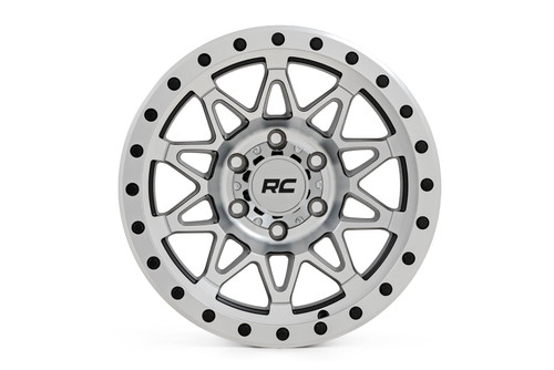 Rough Country 78 Series Wheel | Simulated Beadlock | Full Machine | 17x8.5 | 6x5.5 | +0mm - 78170912C