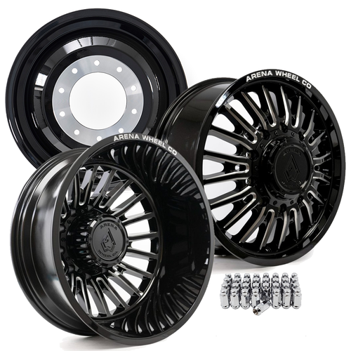 22" Arena A113 Thunder Dually Kit/ Black Milled