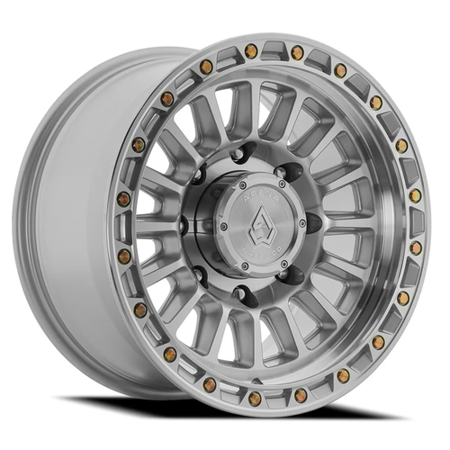 Podium 17x9 5x5 -12mm Gloss Silver Machined
