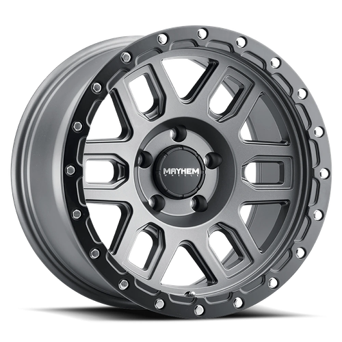 Mayhem Delta 8304 GY 17x9 6x139.7 0mm Matte Gunmetal [8304-7983MGT]