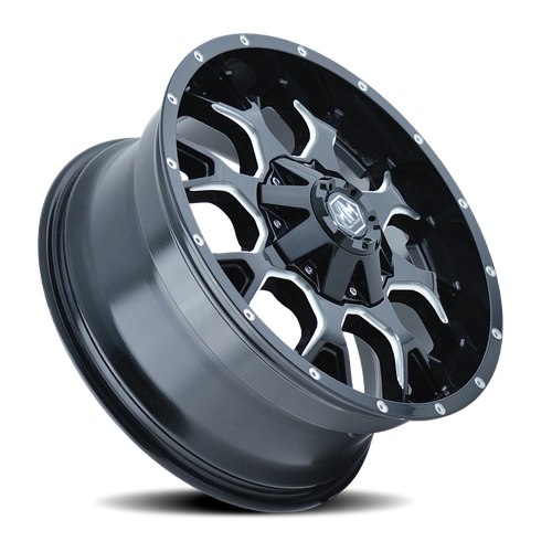 Mayhem Warrior 8015 M 20x10 8x165.1 -25mm Gloss Black [8015-2181M] - Image 2