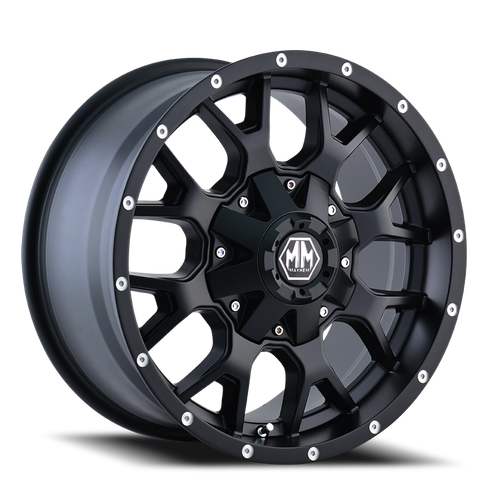 Mayhem Warrior 8015 MB 17x9 8x170 -12mm Matte Black [8015-7970MB]