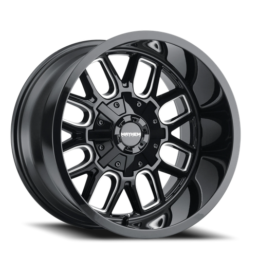 Mayhem Cogent 8107 BM 17x9 8x165.1 -12mm Gloss Black [8107-7981BM]