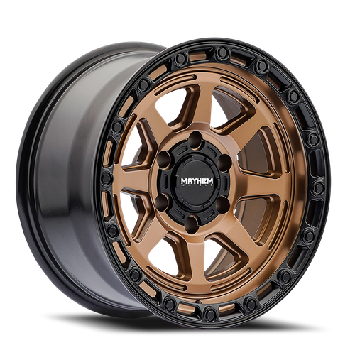 Mayhem Ridgeline 8306 BZ 18x9 6x139.7 20mm Satin Bronze [8306-8983BZ20]