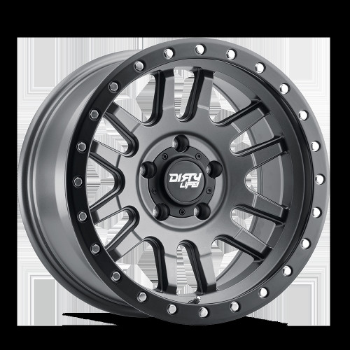 Dirty Life Race Wheels Canyon Pro 9309 GY 18x9 6x139.7 20mm Satin Graphite [9309-8983MGT20]