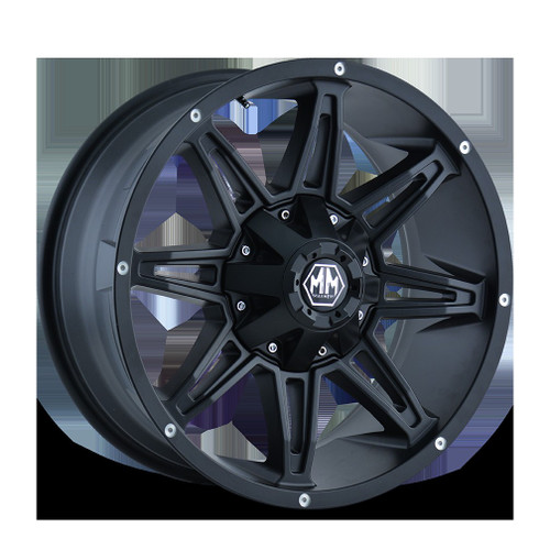 Mayhem Rampage 8090 MB 20x10 5x127 -25mm Matte Black [8090-2152MB]