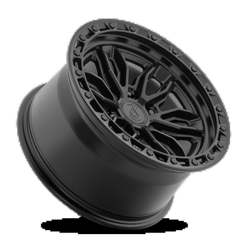 17x9 PURSUIT 6x139.7  0 4.97 106.1 SATIN BLACK CENTER GLOSSY BLACK LIP [A137179084P00004] - Image 2