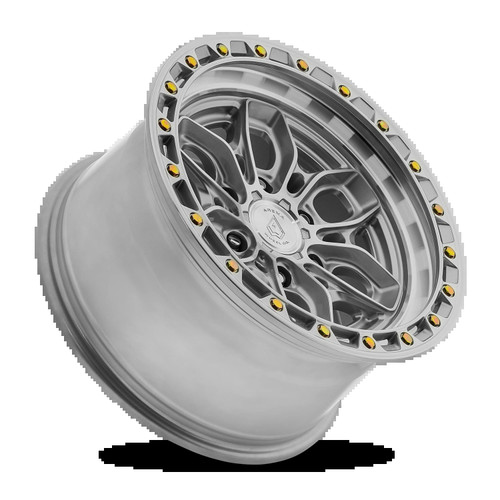 17x9 FURY 6x139.7  0 4.97 106.1 GLOSS SILVER MACHINED [A142179084P00019] - Image 2