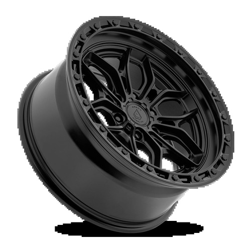 20x9 FURY 6x139.7  0 4.97 106.1 SATIN BLACK CENTER GLOSSY BLACK LIP [A142209084P00004] - Image 2