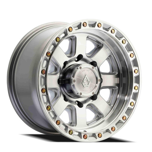 17x9 BANDIT 8x180  0 5.03 124.2 GLOSS SILVER MACHINED [A148179018P00019]