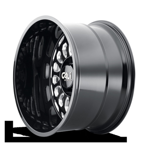 Cali Offroad Paradox 9113 22x12 6x135 -51mm Gloss Black Milled [9113-22236BM] - Image 2