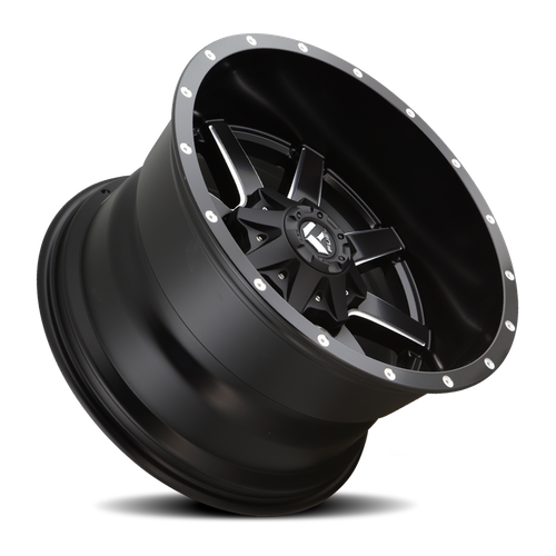 18x9 8x6.5 5BS D538 Maverick Black Milled - Fuel Off-Road