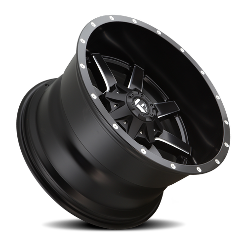 20x9 8x6.5 5BS D538 Maverick Black Milled - Fuel Off-Road